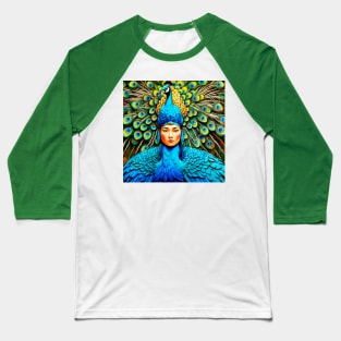 Oriental boy: the Peacock of celestial legends Baseball T-Shirt